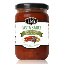Load image into Gallery viewer, Kosher Pasta Sauce 340ml Olives and Chili