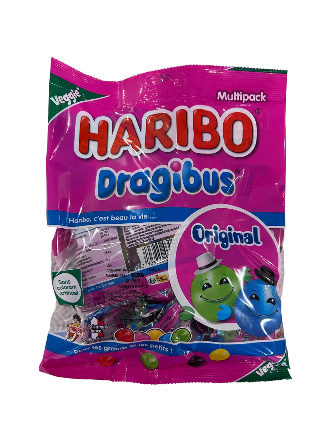 Kosher Dragibus Candies from Haribo with Ichud Harabonim Certification