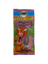 Load image into Gallery viewer, Forest Berry Sour Sticks Paskesz Gummies

