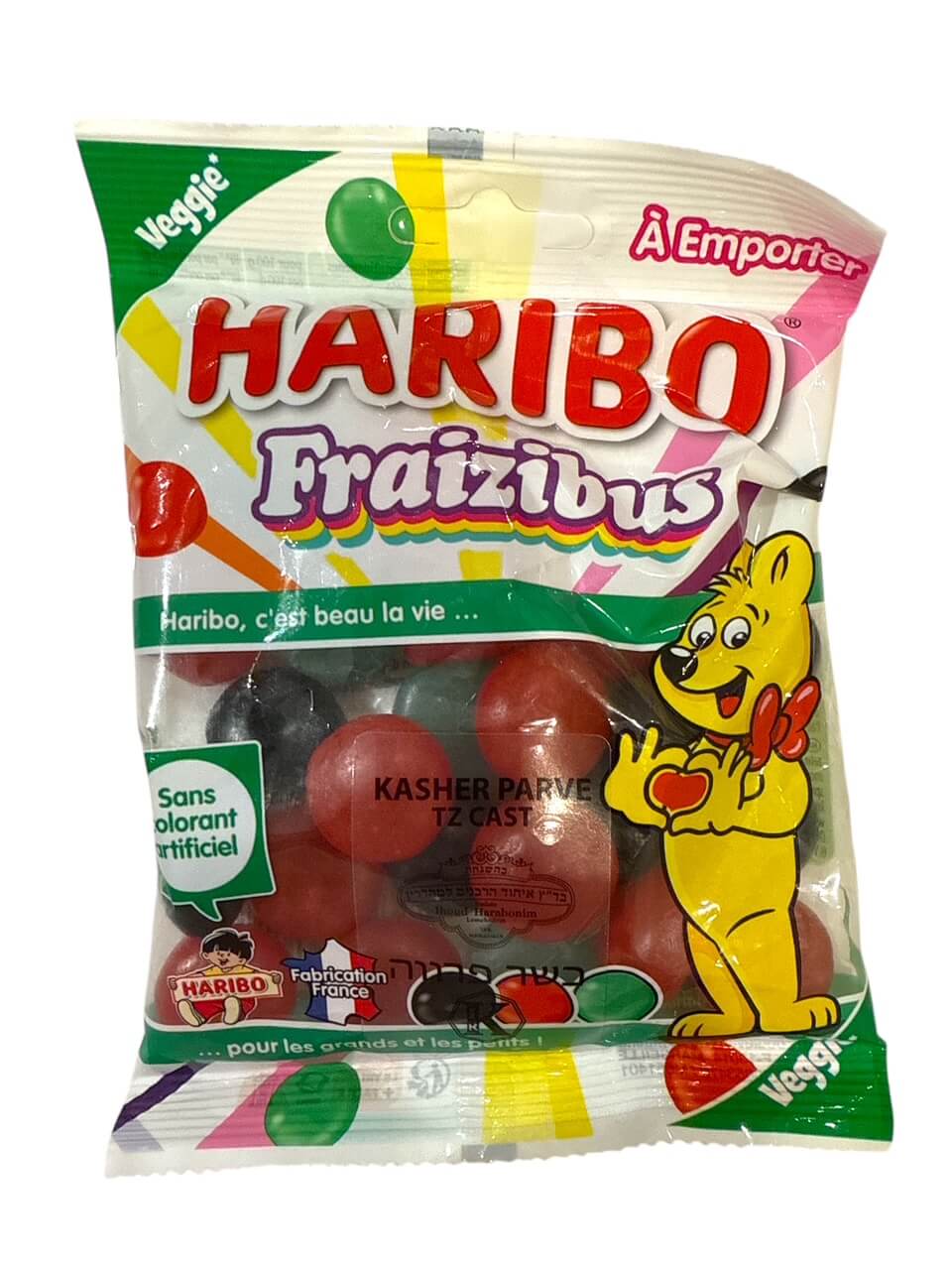 Kosher Fraizibus from Haribo with Ichud Harabonim Certification