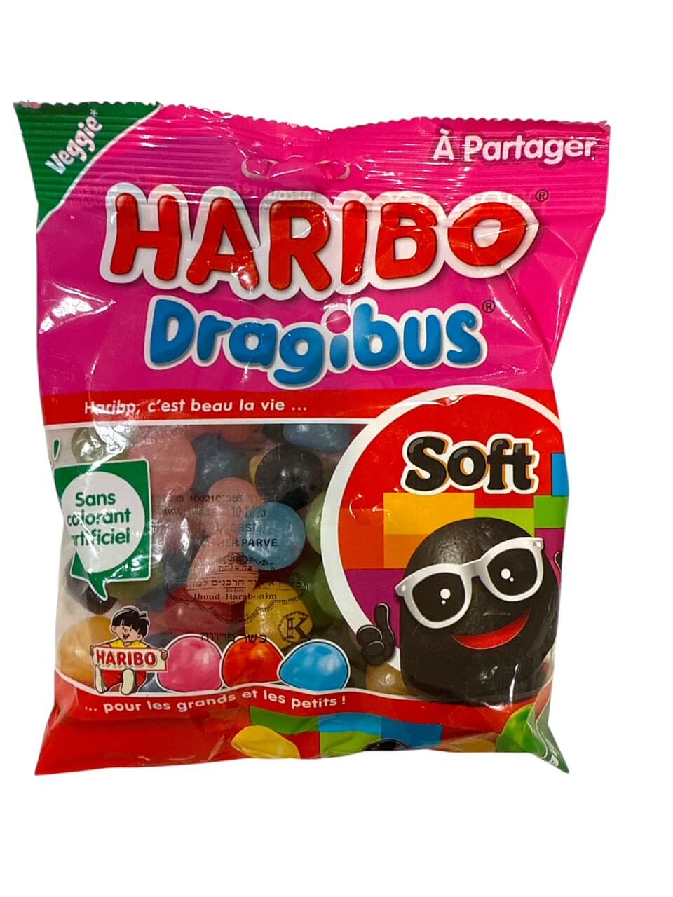 Kosher Dragibus Soft and Large from Haribo with Ichud Harabonim Certification