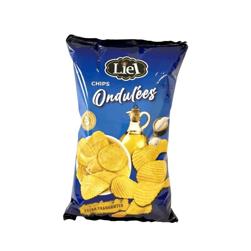 Kosher Rippled Potato Chips 160g